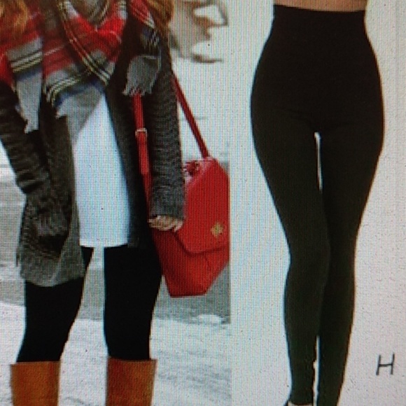 Boutique Pants - Tummy Control Fleece Leggings  0ne Pair NWT